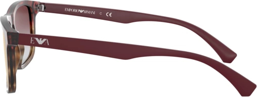   Emporio Armani EA4137 57906K Matte Striped Bordeaux