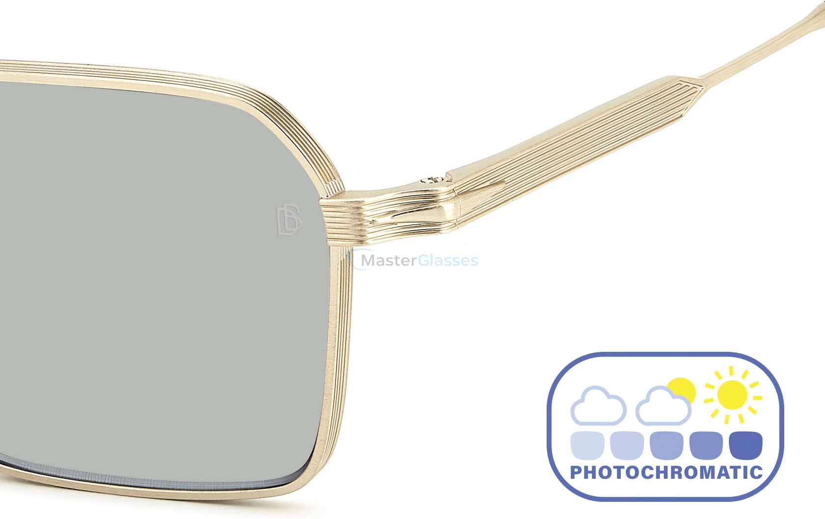Солнцезащитные очки DAVID BECKHAM DB 1245/S 0NR Gold Brown Havana