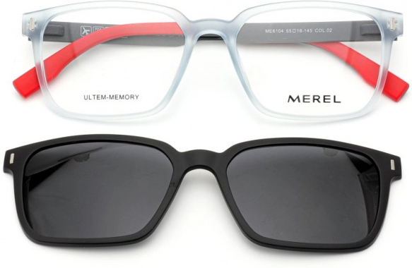 Оправа с солнцезащитным клипоном Merel ME6104 C02