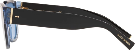   Dolce & Gabbana DG4356 324072 Black On Transparent Azure