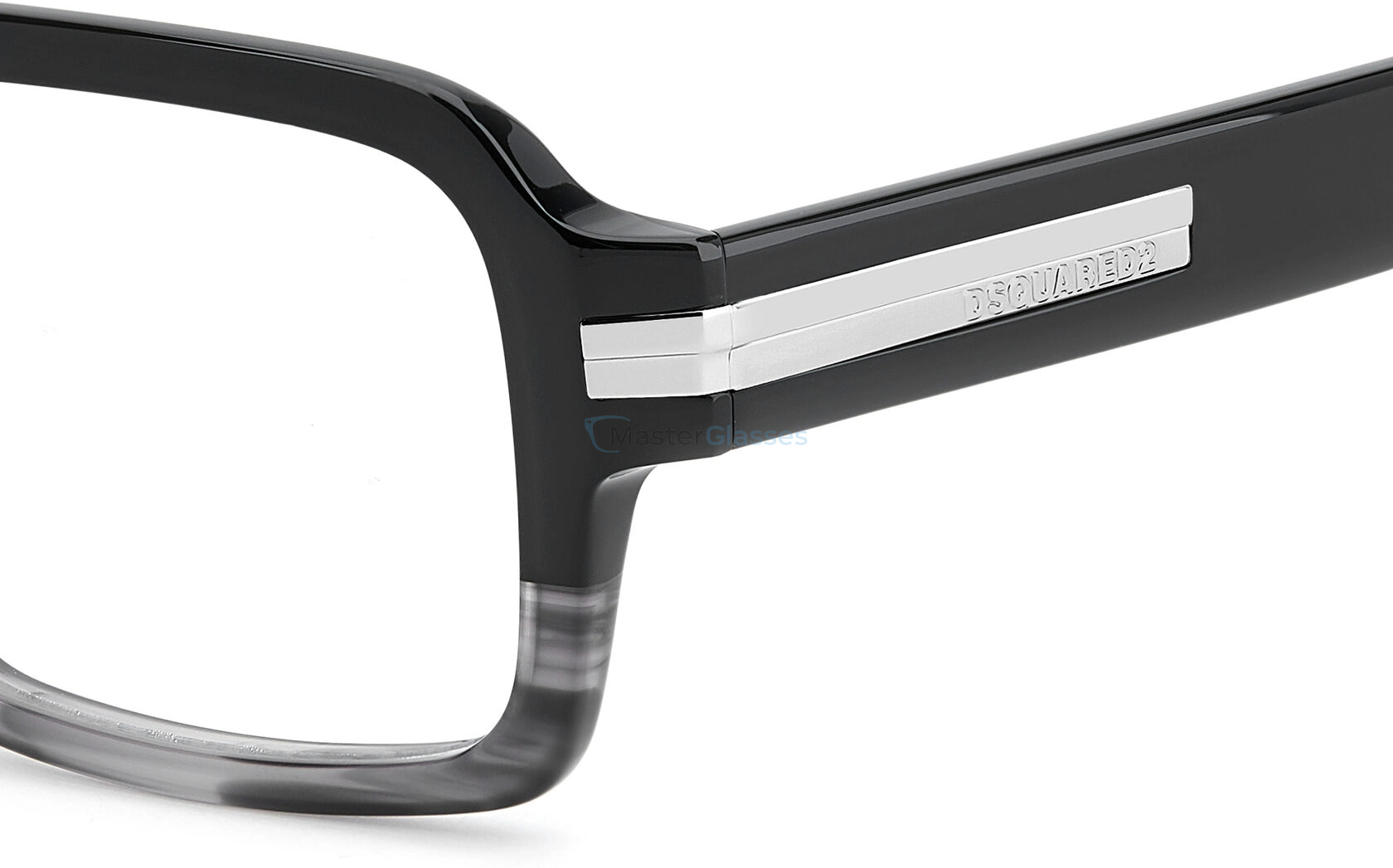 Оправа DSQUARED2 D2 0221 XOW Black Grey Horn