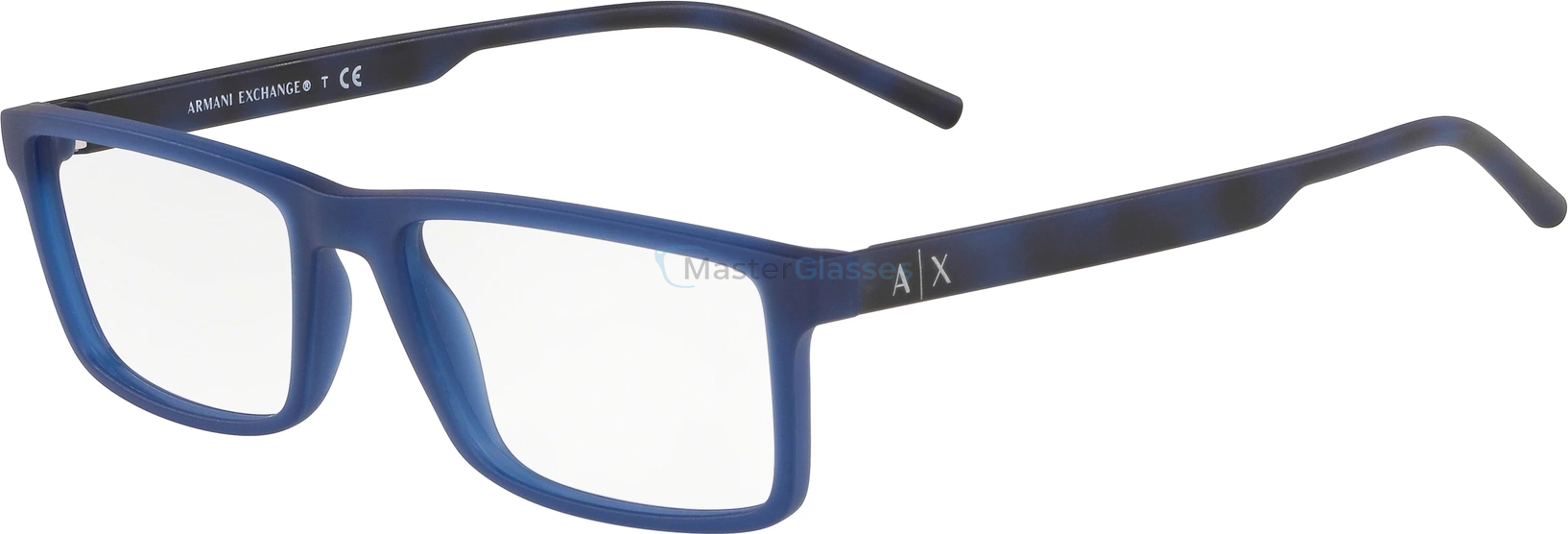  Armani exchange AX3060 8295 Matte Transparent Blue