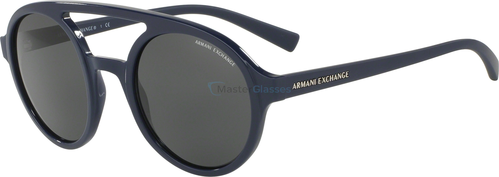   Armani exchange AX4060S 821287 Matte Navy Blue/top Shiny