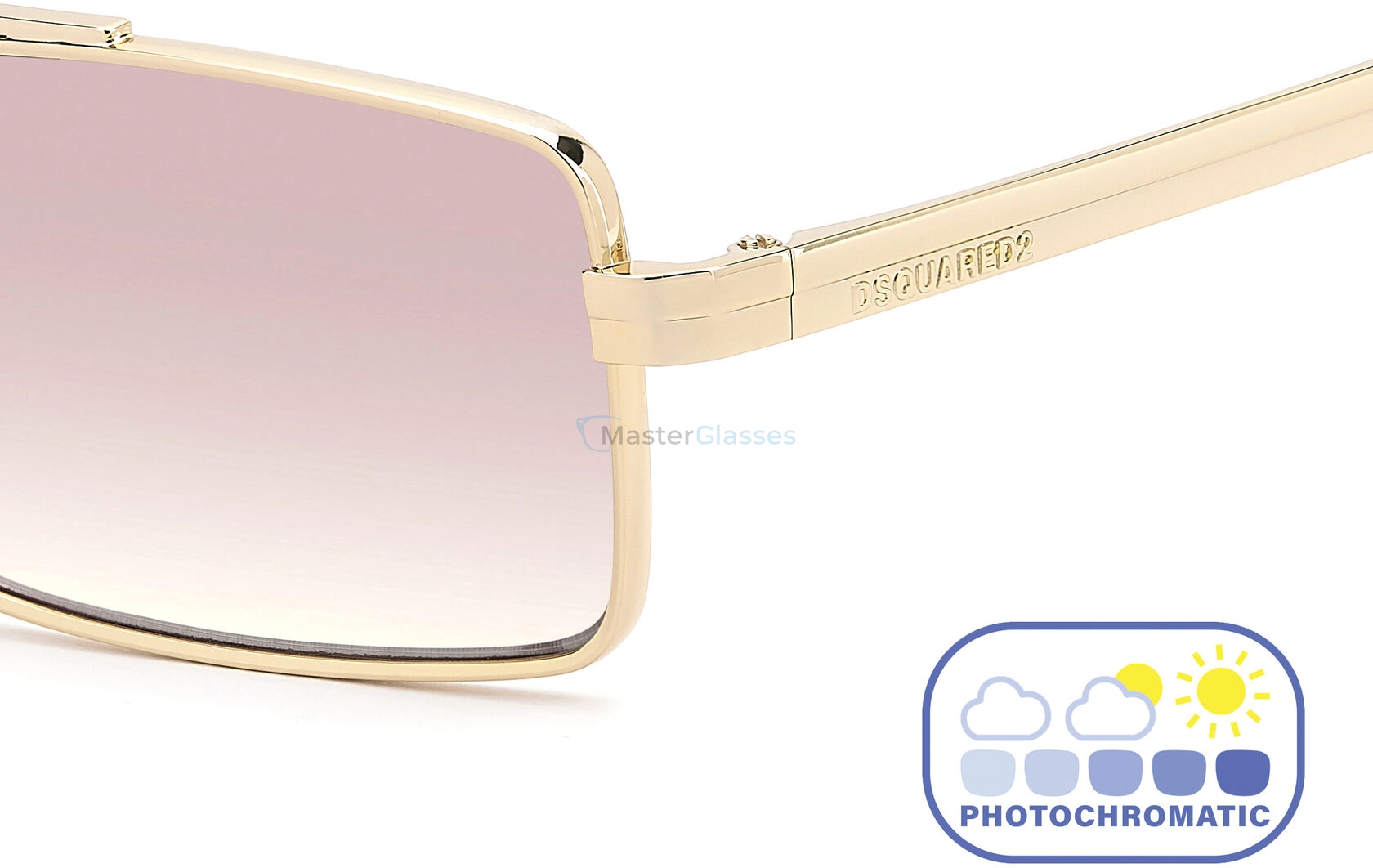 �������������� ���� DSQUARED2 D2 0213/S 000 Rose Gold