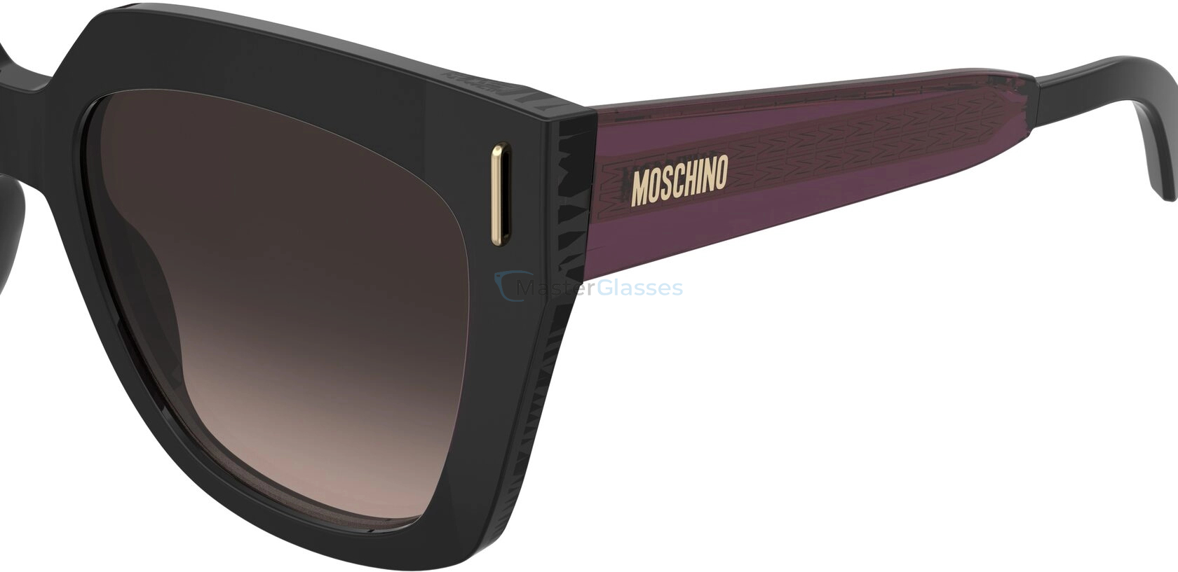 Солнцезащитные очки MOSCHINO MOS207/S GUU Black Burgundy