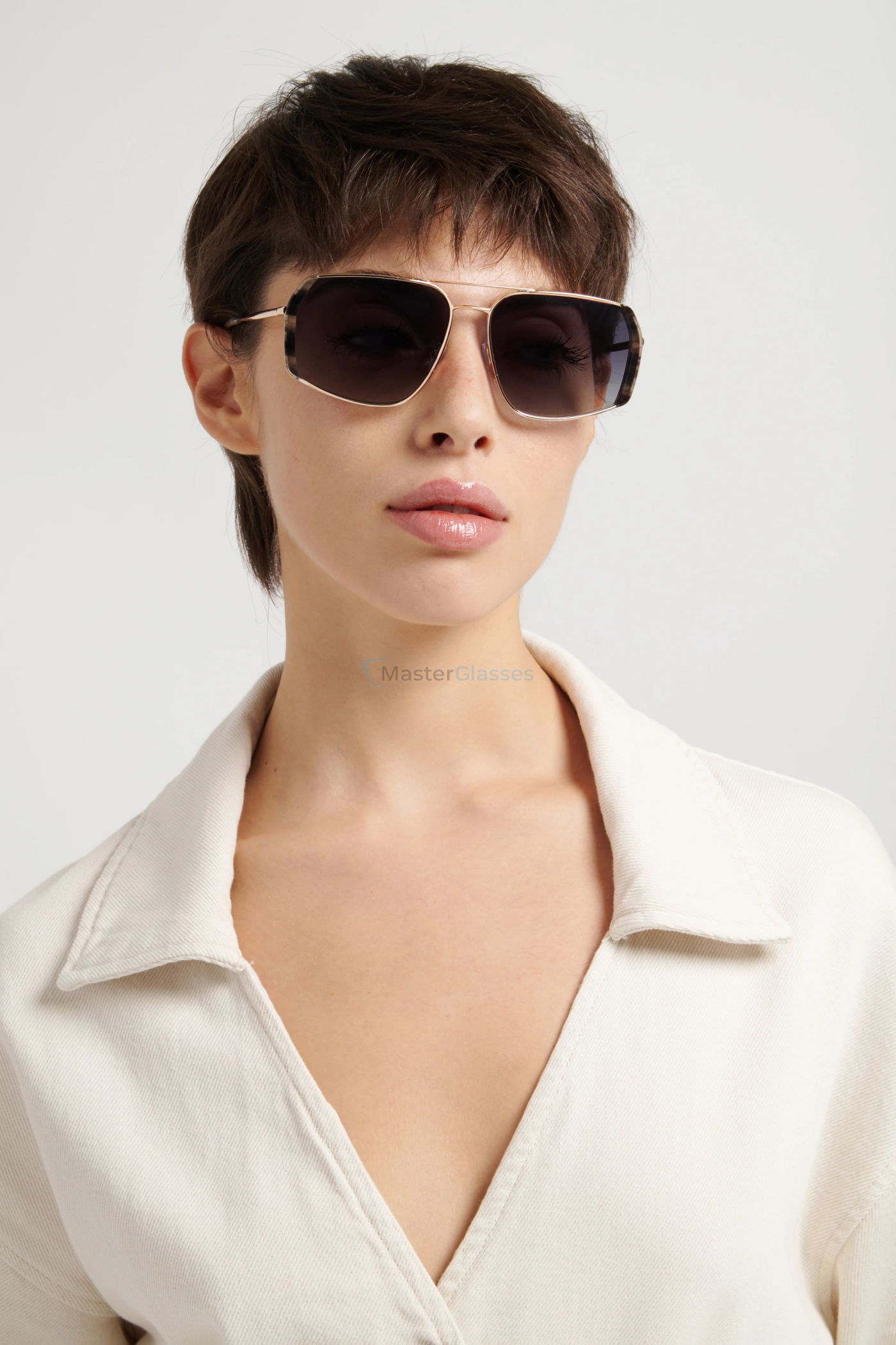 Солнцезащитные очки ISABEL MARANT IM 0261/S 8GX Grey Horn Gold