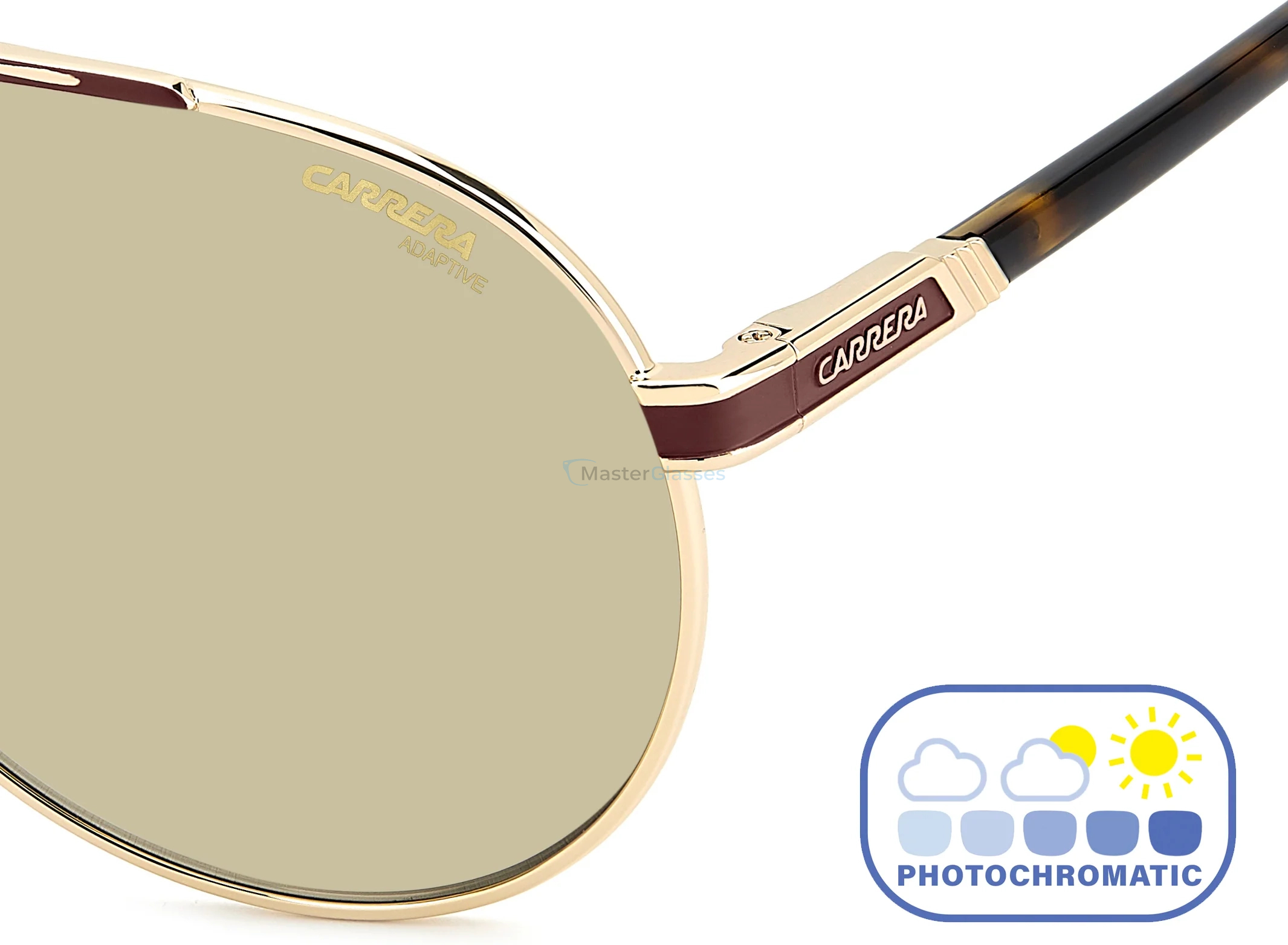 Солнцезащитные очки CARRERA 1089/S NOA Gold Burgundy