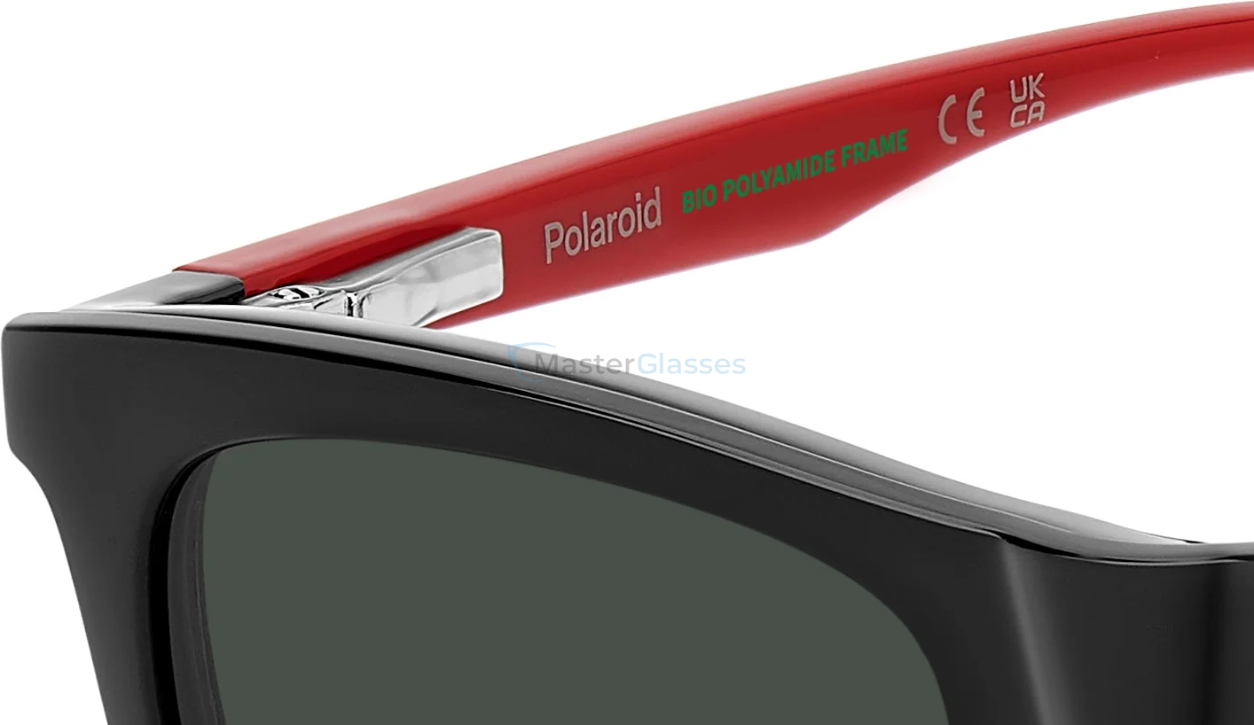 Оправа с солнцезащитным клипоном POLAROID KIDS PLD 8055/CS OIT Black Red
