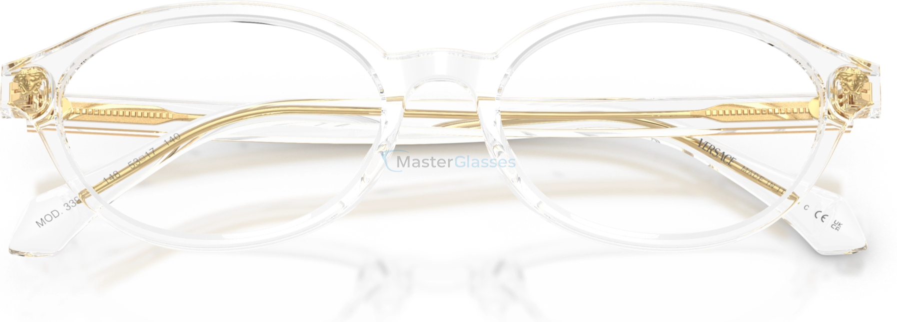 Оправа Versace VE3393D 148 Transparent