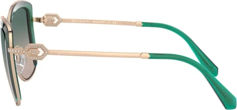 �������������� ���� Bvlgari BV6128B 20142C Pink Gold/emerald Green