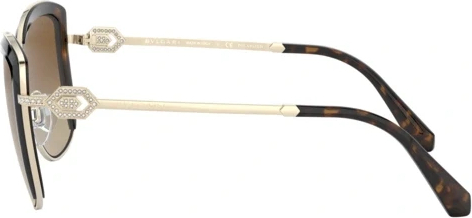 Солнцезащитные очки Bvlgari BV6128B 278/T5 Pale Gold/dark Havana
