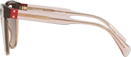 Солнцезащитные очки MIU MIU Core Collection MU 01TS DHO4P0 Brown/transparent Pink