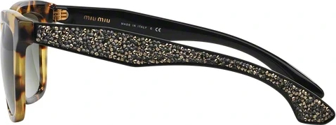Солнцезащитные очки MIU MIU Crystal Rock MU 09PS 7S04M1 Light Havana