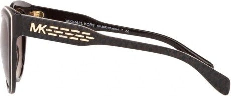 Солнцезащитные очки Michael kors Portillo MK2083 394413 Dark Brown Jacqaurd Logo