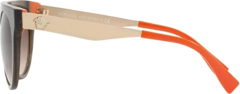 Солнцезащитные очки Versace VE4339 523513 Transparent Green/orange