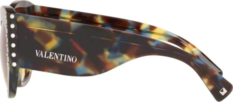 Солнцезащитные очки Valentino VA4056 50682L Brown/blue Havana