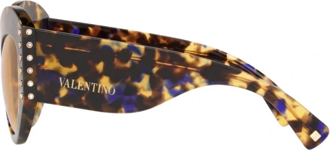 Солнцезащитные очки Valentino VA4055 513885 Brown/yellow/blue Havana