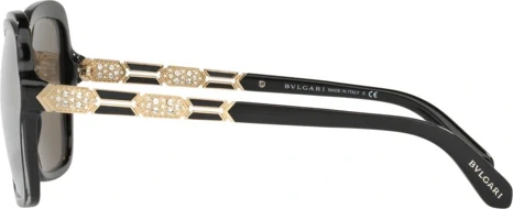 �������������� ���� Bvlgari BV8181B 54205A Black Pattern Gold Mesh/black
