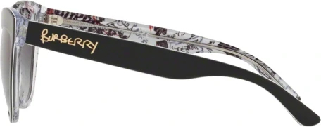 �������������� ���� Burberry BE4267 37138G Top Black/print Doodle/transp