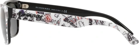Солнцезащитные очки Burberry BE4268 371287 Print Doodle On Black
