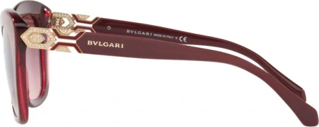 �������������� ���� Bvlgari BV8213B 54698H Bordeaux On Transparent Red