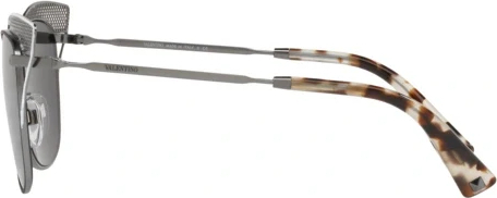 Солнцезащитные очки Valentino VA2017 303787 Gunmetal Mat Black Shiny White