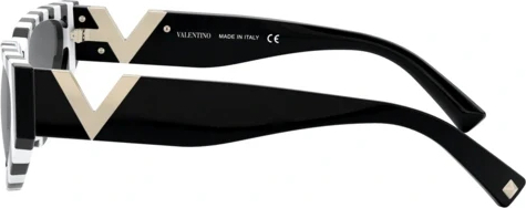   Valentino VA4063 514187 Stripes White Black