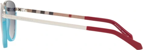 Солнцезащитные очки Burberry BE3098 10054L Silver/matte Azure