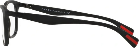  Prada Linea Rossa PS 04FV DG01O1 Black Rubber