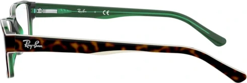 ������ Ray-Ban RX5169 5974 Top Brown Oh Havana Green Tras