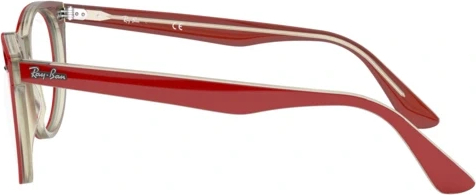 Оправа Ray-Ban Wayfarer Ii RX2185V 5987 Red On Top Trasparent Grey