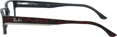 ������ Ray-Ban RX5114 5973 Top Red Havana On Opal Blue