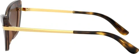 Солнцезащитные очки Dolce & Gabbana DG4378 325613 Top Havana On Transp Brown