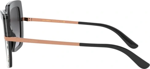 Солнцезащитные очки Dolce & Gabbana DG4373 32508G Top Black On Print Rose/black