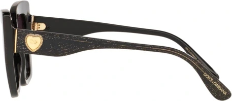   Dolce & Gabbana DG4359 32188G Glitter Gold Striped Black