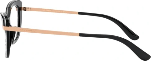 ������ Dolce & Gabbana DG3325 3250 Top Black On Rose Print/black