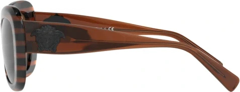 �������������� ���� Versace VE4317 518773 Brown Rule Black