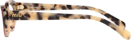 ������ MIU MIU Core Collection MU 01SV 03E1O1 Beige Havana Top Bordeaux