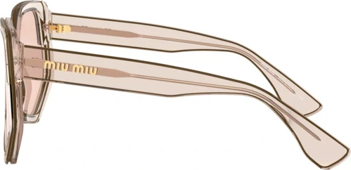Солнцезащитные очки MIU MIU MU 07VS 06D3D2 Transparent Beige