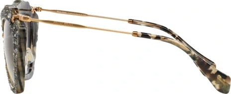 �������������� ���� MIU MIU MU 04QS DHE0A7 Havana Marble White/black