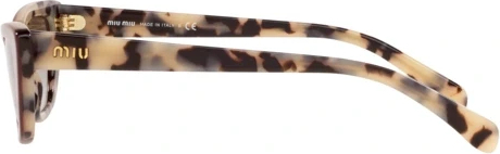 �������������� ���� MIU MIU Core Collection MU 10US 03E0A7 Beige Havana Top Bordeaux