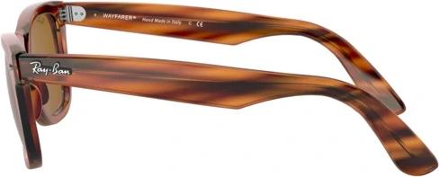 �������������� ���� Ray-Ban Wayfarer RB4340 820/33 Stripped Red Havana