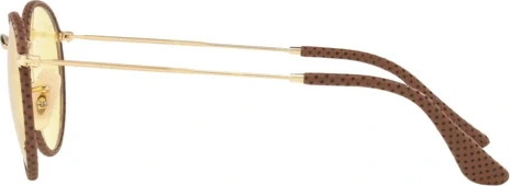 Солнцезащитные очки Ray-Ban Round Craft RB3475Q 90424A Leather Light Brown