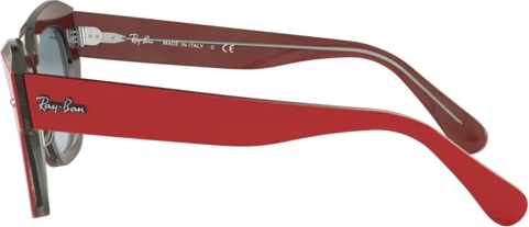 �������������� ���� Ray-Ban State Street RB2186 12963M Red On Trasparent Grey