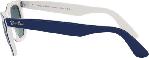�������������� ���� Ray-Ban Wayfarer RB2140 12993M Blue On White