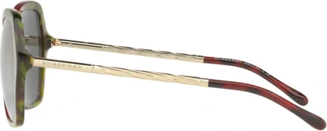 Солнцезащитные очки Burberry BE4193 36664T Havana Green/bordeaux/green