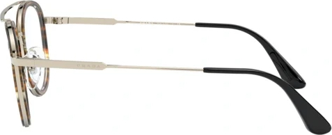 ������ Prada PR 66XV 06A1O1 Striped Brown/pale Gold