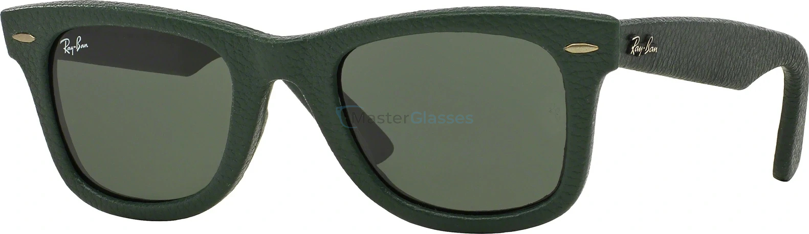   Ray-Ban Wayfarer Leather RB2140QM 1170 Used Leather Green