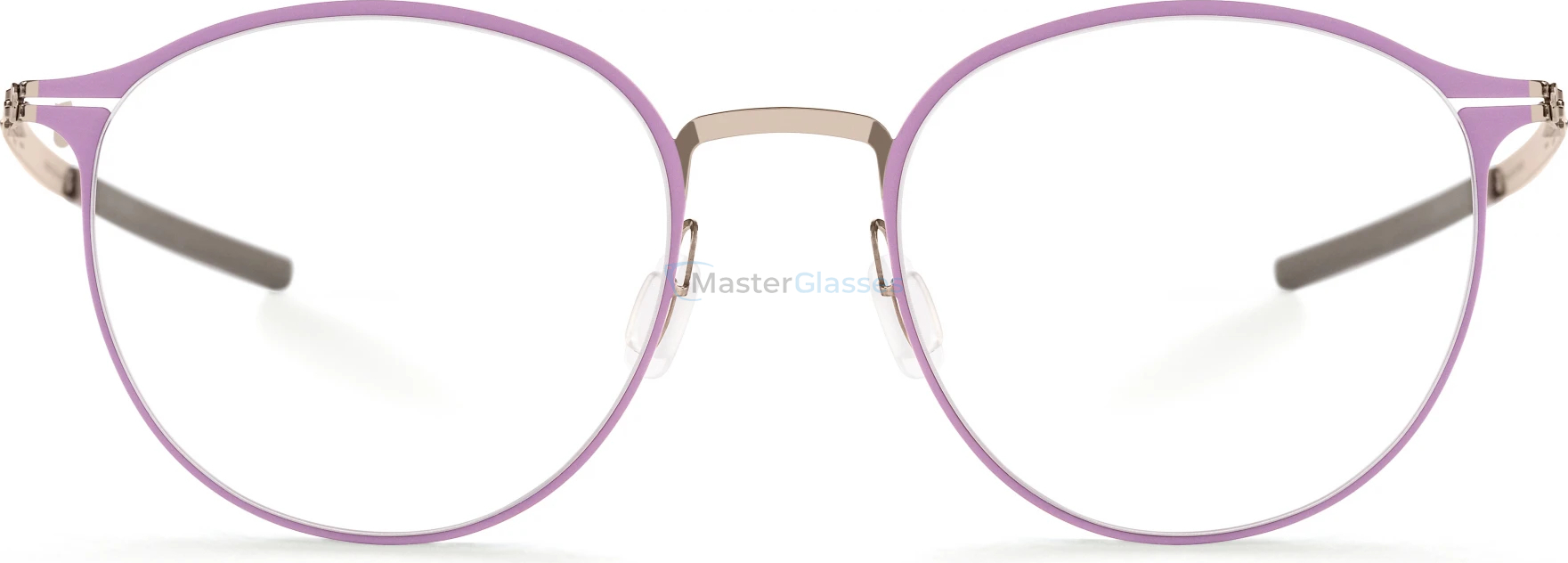 Оправа Ic! Berlin Amihan Orchid Bronze Circle Shiny Bronze Warm Grey RX-Clear Flex