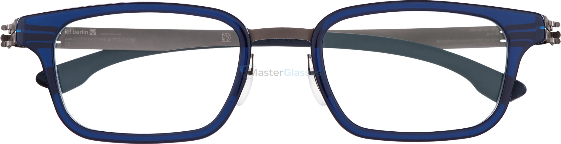  Ic! Berlin Fen Feng Graphite-Cobalt-Blue Marine Blue RX-Clear Donnerstag